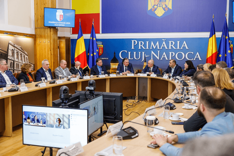Imagine cu intalnirea de la Valea Regională Europeană a Inovării